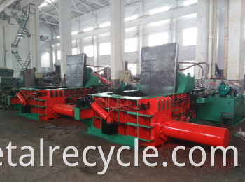 Y81f-160 Ecohydraulic Aluminum Scraps Recycling Baler (factory)